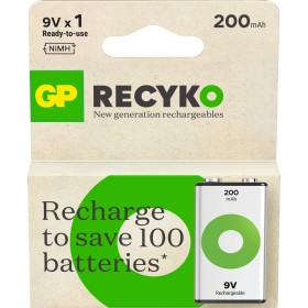 Blister 1 Batteria Ricaricabile 9V 200 mAh GP ReCyko