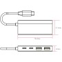 Hub USB3.2 2 Porte USB-A e 2 Porte USB-C&trade