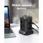 Multipresa da Tavolo a Torretta Salvaspazio 8 Prese Schuko 2 USB-A e 2 USB-C&trade