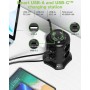 Multipresa da Tavolo a Torretta Salvaspazio 8 Prese Schuko 2 USB-A e 2 USB-C&trade