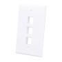 Placca Porta Frutti 3 Posti Mod.503 Bianco