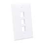 Placca Porta Frutti 3 Posti Mod.503 Bianco