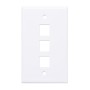 Placca Porta Frutti 3 Posti Mod.503 Bianco
