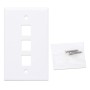 Placca Porta Frutti 3 Posti Mod.503 Bianco