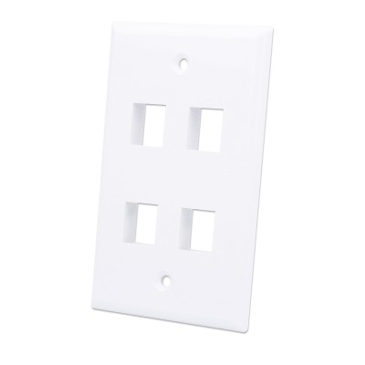 Placca Porta Frutti 4 Posti Mod.503 Bianco