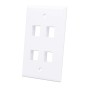 Placca Porta Frutti 4 Posti Mod.503 Bianco