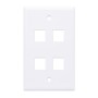 Placca Porta Frutti 4 Posti Mod.503 Bianco