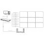Controller per Video Wall 3x3 HDMI 9 Canali