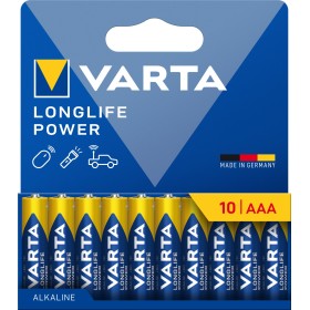 Confezione 10 Batterie Varta Longlife Power Stilo AA