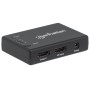 Splitter HDMI 4K UHD 3D con LED 4 vie