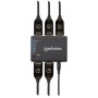 Splitter HDMI 4K UHD 3D con LED 4 vie