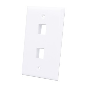 Placca Porta Frutti 2 Posti Mod.503 Bianco
