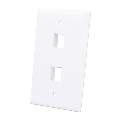 Placca Porta Frutti 2 Posti Mod.503 Bianco