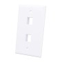 Placca Porta Frutti 2 Posti Mod.503 Bianco