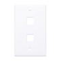 Placca Porta Frutti 2 Posti Mod.503 Bianco