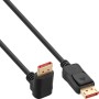 Cavo Audio/Video DisplayPort 1.4 8K M/M Angolato 90&deg 1m Nero