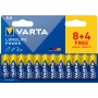 Confezione 12 Batterie Varta Longlife Power Stilo AA