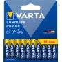Confezione 10 Batterie Varta Longlife Power Ministilo AAA