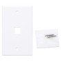 Placca Porta Frutti 1 Posto Mod.503 Bianco