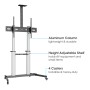 Supporto a Pavimento Trolley TV LCD/LED/Plasma 60-100''