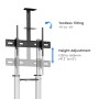 Supporto a Pavimento Trolley TV LCD/LED/Plasma 60-100''