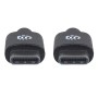 Cavo USB-C&trade Maschio/Maschio USB 2.0 3m Nero