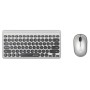 Set Combo Mini Tastiera Slim e Mouse 1200dpi USB Wireless MWK4095