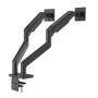 Supporto da Scrivania per Doppio Monitor 17-45'' con Molla Meccanica in Alluminio