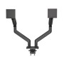 Supporto da Scrivania per Doppio Monitor 17-45'' con Molla Meccanica in Alluminio