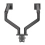 Supporto da Scrivania per Doppio Monitor 17-45'' con Molla Meccanica in Alluminio
