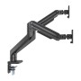Supporto da Scrivania per Doppio Monitor 17-45'' con Molla Meccanica in Alluminio