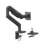 Supporto da Scrivania per Monitor Singolo 17-49'' con Molla Meccanica in Alluminio