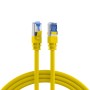 Cavo di Rete Patch in Rame Cat.6A S/FTP TPE Cat.7 Ultraflex Giallo 1m