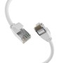 Cavo di Rete Patch in Rame Cat.6A U/FTP TPE 4mm Ultraflex Bianco 0,15m