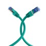 Cavo di Rete Patch in Rame Cat.6A S/FTP TPE Cat.7 Ultraflex Verde 0,15m