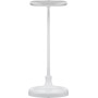 Lampada LED con Lente d'ingrandimento Base di Appoggio e Clip da Tavolo 6W Bianco