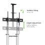 Supporto a Pavimento Trolley TV LCD/LED/Plasma 60-100''