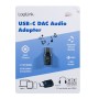 Adattatore Convertitore Audio DAC con Equalizzatore da USB-C&trade a 3,5 mm Nero