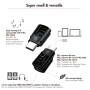 Adattatore Convertitore Audio DAC con Equalizzatore da USB-C&trade a 3,5 mm Nero