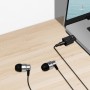 Adattatore Convertitore Audio DAC con Equalizzatore da USB-C&trade a 3,5 mm Nero