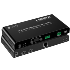 Trasmettitore per Matrix Extender HDMI Over IP 4K su Cavo Cat.6 fino a 120m
