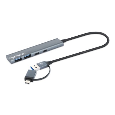 Hub 2 Porte USB-A + 2 Porte USB-C&trade USB 3.2 Gen 1