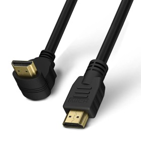 Cavo HDMI&trade High Speed con Ethernet A/A M/M Angolato 90&deg 1m