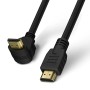 Cavo HDMI&trade High Speed con Ethernet A/A M/M Angolato 90&deg 1m