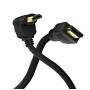 Cavo HDMI&trade High Speed con Ethernet A/A M/M Angolato 90&deg 2m