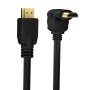 Cavo HDMI&trade High Speed con Ethernet A/A M/M Angolato 90&deg 1m