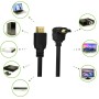 Cavo HDMI&trade High Speed con Ethernet A/A M/M Angolato 90&deg 1m