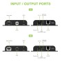 Ricevitore Aggiuntivo per Extender HDMI over IP con PoE IR 4K UHD su Cavo Cat.6 fino a 120m