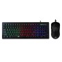 Kit Tastiera 101 Tasti e Mouse USB 7200 dpi Nero, ORCA
