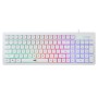 Kit Tastiera 101 Tasti e Mouse USB 7200 dpi Bianco, ORCA